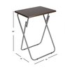 Home Basics Home Basics Multi-Purpose Foldable Table, Cherry ZOR96314